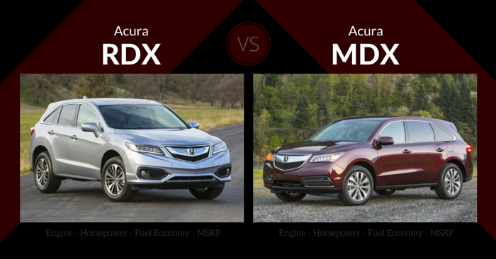 Acura MDX vs Acura RDX