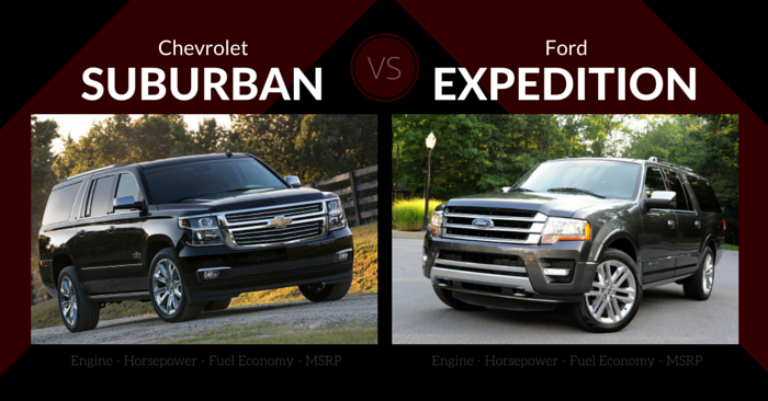 Chevrolet Suburban vs Ford Expedition