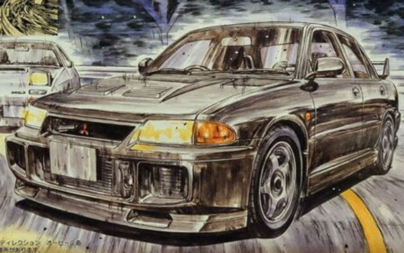 Initial d lancer evo