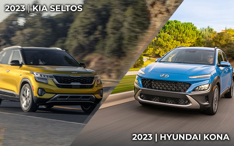 2023 Kia Seltos vs Hyundai Kona